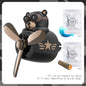 Rotating airplane pilot bear car air fresheners accessories interior decorations fan vent clips perfume fragrance diffuser aroma
