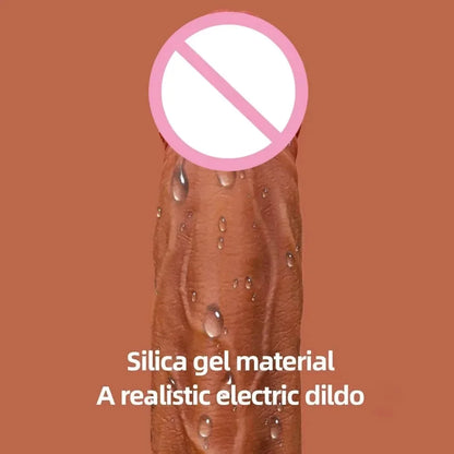 Realistic Dildo Telescopic Vibrator Female APP Remotely Controlled Heating Big Penis Massager Masturbator Sex Toys for Women