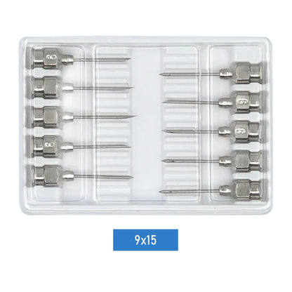 1-10Ml Automatic Veterinary Continuous Syringe / 10Pcs Needles Adjustable Animal Vaccine Injection Livestock Pig Cattle Sheep