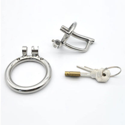 Steel Chastity Cage Sounding Plug Erotic Urethral Lock Penis Ring Cock Cage Male Chastity Device BDSM 18+ Adult Toys For Men.