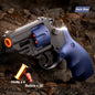 9mm Revolver Guns Continuous Firing Launcher Pistol Soft Bullet Toy SIG17 Empty Hanging Launcher Christmas Gift for Boys Adults