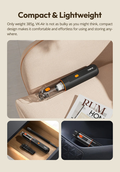 ThiEYE Cordless Car Vacuum Cleaner 6500pa Portable Powerful Car Aspirator Vacuum & Blowing 2 in 1 Wireless Handheld Auto Vacuum