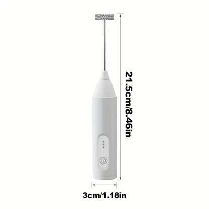 Electric Mini Egg Beater, Cream Coffee Whisk, Milk Frother, Handheld Frother, Used for Making Cakes and Pastries