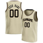 Fashion Cream Basketball Tank Tops Summer Trend Custom Name Team Name Men Women Sports Vest Casual Oversized Team Uniforms Tees