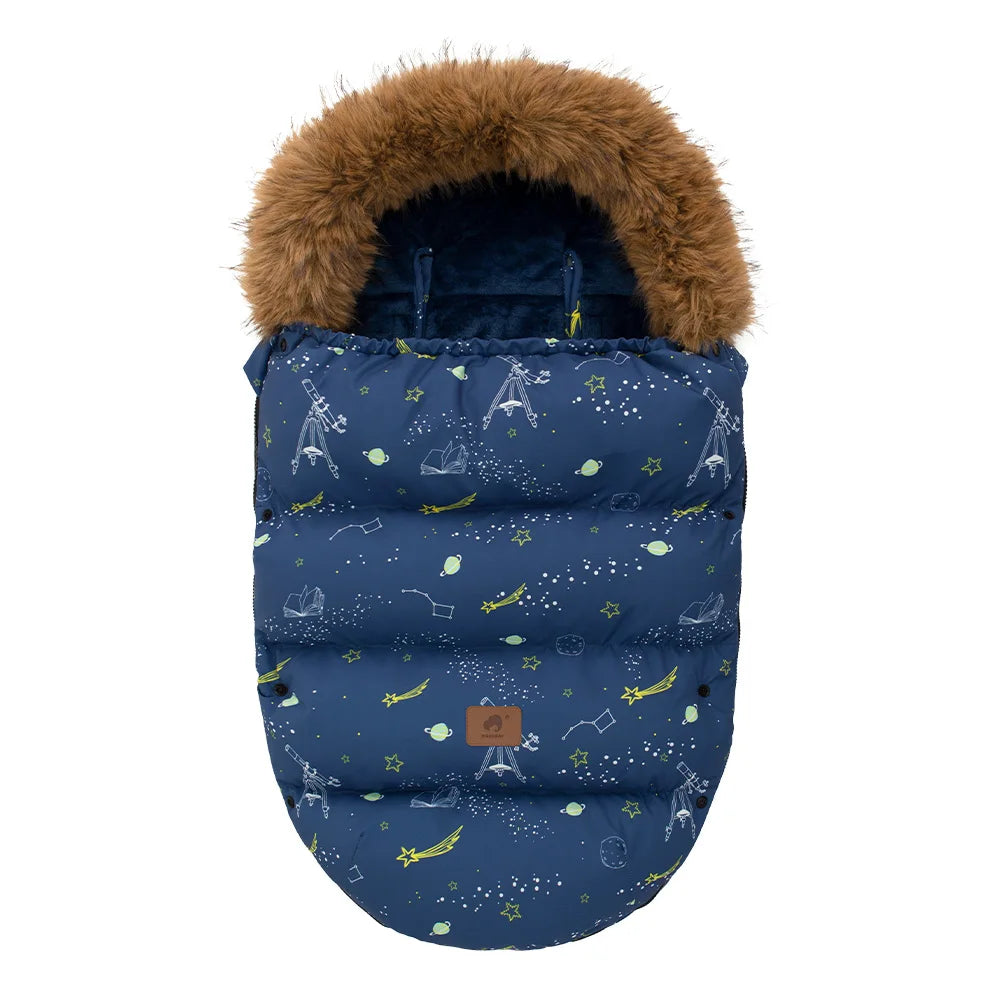 Baby Stroller Foot Cover 92Cm Winter Warm Windproof Design High Quality Universal Pram Footmuff Baby Stroller Accessories