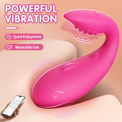 Wireless Bluetooth APP Vibrator Egg for Women Clit Clitoris Stimulator Wearable G Spot Vibrating Female Love Egg Adult Sex Toys