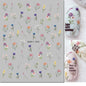 3d Nail Art Decals Elegant White RoyalBlue Roses Flowers Adhesive Sliders Nail Stickers Decoration For Nail Manicure