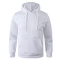 Men's and Women's Warm Sweatshirt Casual Solid Color Streetwear Pullovers Sport Fitness Pocket Hoodies Multi Color