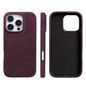 Full Coverage Magnetic Case For IPhone16 Pro 17 15 14 13 12 for ALCANTARA Magsafe Artificial Leather Supercar Suede Phone Cover