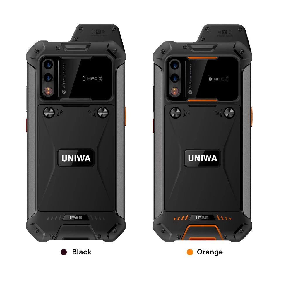 UNIWA W888 ATEX Explosion-proof IP68 Smartphone 4GB 64GB Andriod 11 6.3 Inch NFC Cellphone Walkie Talkie 4G Mobile Phone