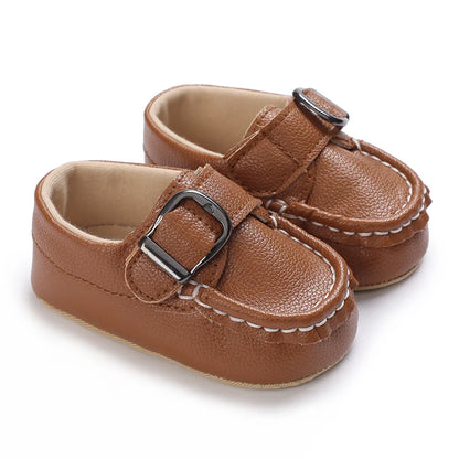 HAIZHIW 0-18M Baptism Newborn Baby Prewalker Girls Boys Casual Shoes Leather Non-Slip Soft-Sole Infant Toddler First Walkers