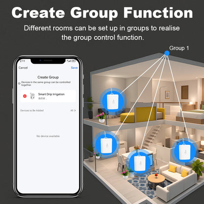 WiFi Intelligent Watering Device Timed Automatic Drip Irrigation System Remote APP Control Auto Watering for Indoor Plants