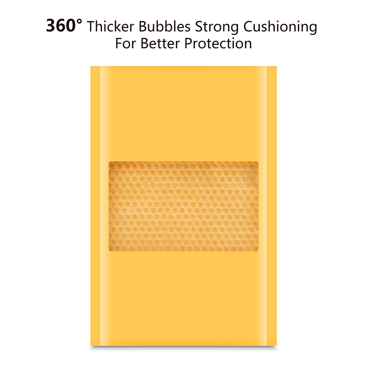 10pcs Kraft Bubble Mailer Bulk High Density Bubble Waterproof Self Seal Adhesive Shipping Bags Protect Your Item Cushioning