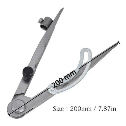 12 Inch / 8 Inch Wing Divider Compass Lockable Wing Design Carbon Steel Geometry Drafting Compass With Pencil Holder