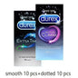 20/10pcs Durex Delay Ejaculation Spike Condoms Ultra Thin Factor Intimate Extra Lubricated Men Contraception Lasting Enlargement