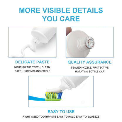 YEGBONG Pet Toothpaste Edible Formula Tartar Control Freshens Breath Gentle Oral Cleaning for Dogs Cats All Breeds Daily Use