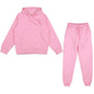 Men's Autumn and Winter New Solid Color Hoodie+pants Two-piece Set Fashionable Casual Sports Set Size S-3XL