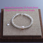 VENTFILLE 925 Sterling Silver Line Extremely Fine Bracelet for Women Love Haert Bead Korean Ins Sweet Jewelry Gift Dropshipping