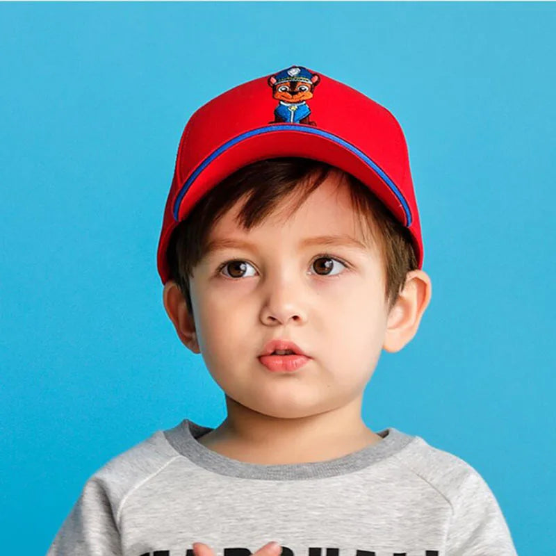 Genuine Paw Patrol Baseball Cap Cartoon Character Outdoor Sports Hat Cute Comfortable Sunscreen Mesh Caps Children's Party Gift
