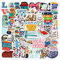 10/50/100pcs Mix Kawaii Smut Bookish Dark Romance Reading Book Stickers Aesthetic DIY Scrapbooking Notebook Laptop Phone Sticker