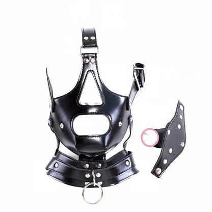 BDSM PU Leather Straitjacket Bondage Body Harness Adult Game Straight Jacket Halloween Clubwear Costume Armbinder Sex Toys Women