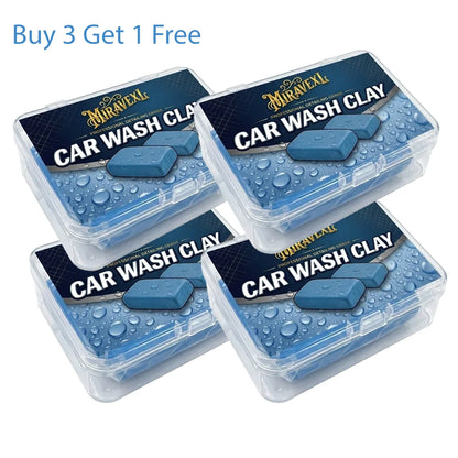 Detailing Clay Bar with Storage Case, Reusable Car Cleaning Clay, Removes Contaminants, Safe for All Vehicle Paint Finishes