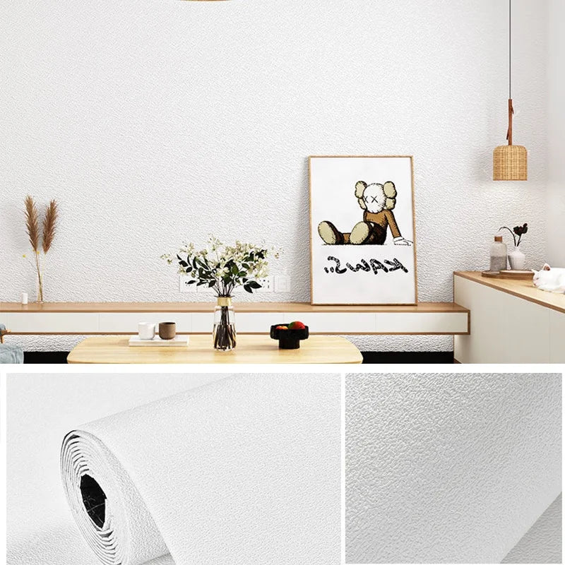 DIY Decoration Mold proof and Waterproof Modern Bedroom Self Adhesive Background Wall Home Wallpaper Cabinet Wallpaper
