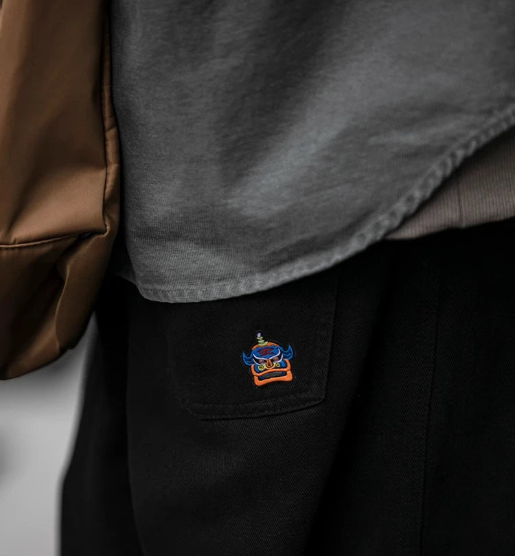 Japanese Streetwear High Quality Cargo Pants For Men Clothing Harajuku Casual Straight-Leg Trousers Korean Fashion Baggy Pants