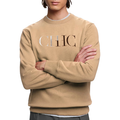 CHCH New Men's Hoodies Casual Sweatshirts Embroidery Men Hoodies Pullover Streetwear Solid Tops Fashion Streetwear Men Hoodies