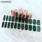 16/20/22Tips Semi-Cured Gel Nail Wraps Full Cover Manicure DIY Waterproof Long Lasting Gel Nail Stickers set for UV Lamp Need