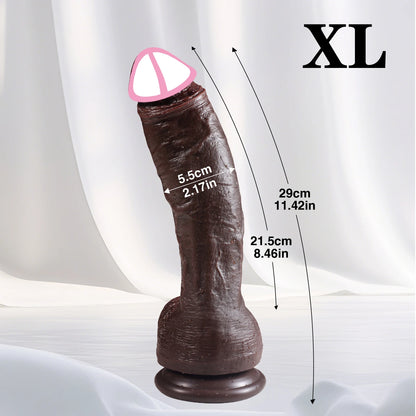 Soft Dildo Realistic Skin Penis Cheap Double Silicone Dildos Suction Cup Thick Dick Anal Sex Toys Men Women Gay Strapon Cock