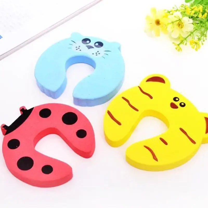 2/5pcs/Set Door Stopper DoorknobWall Protection Children Door Stopper Holder Shockproof Door Crash Pad Children Finger Protecter