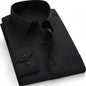 Classic Plain Men's Dress Shirt Long Sleeve Slim Fit Button Up Purple Yellow Men Business Formal Wedding Party Social Shirts