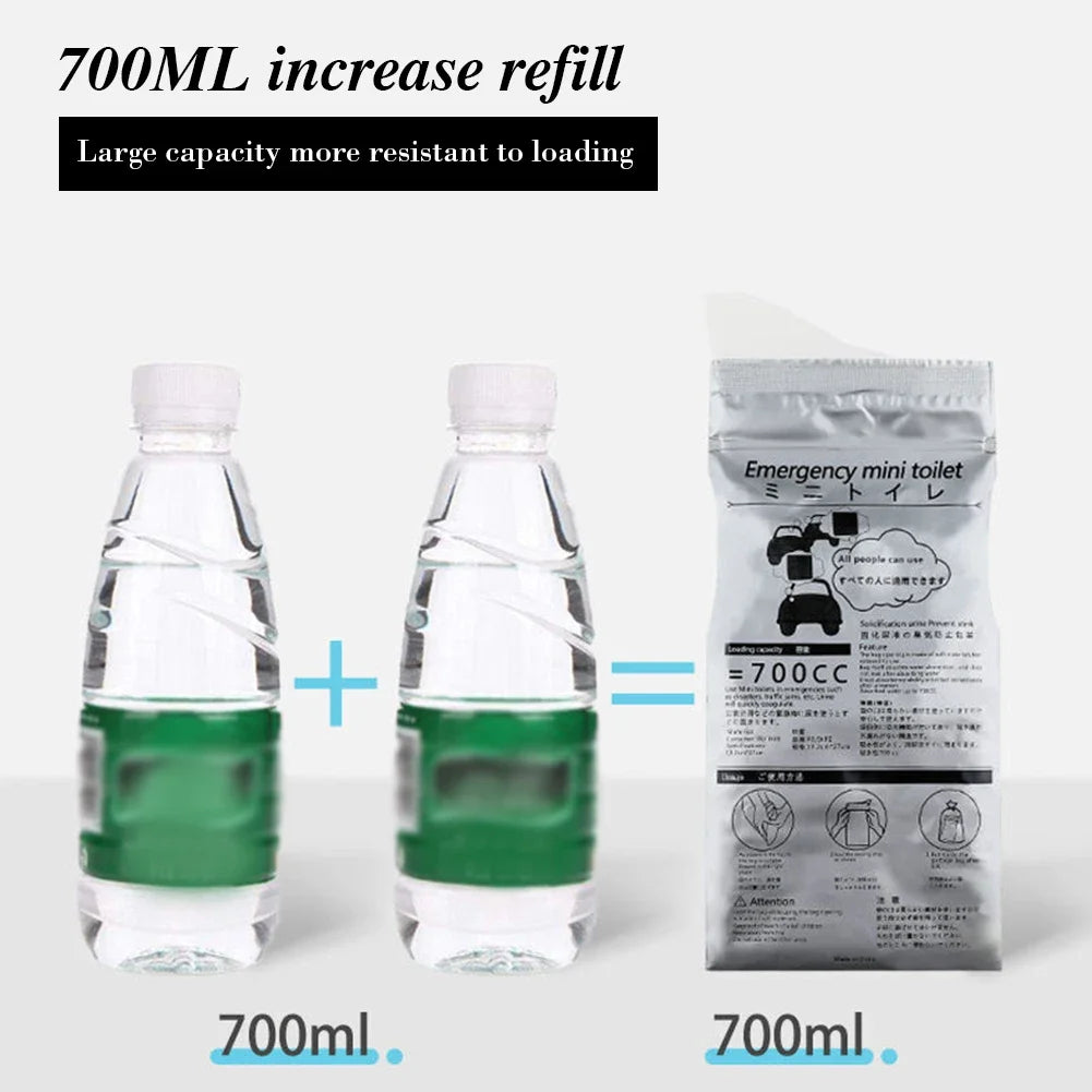 20-1PCS Outdoor Emergency Urinate Bags Disposable Piss Bag Travel Mini Mobile Toilet Portable Urine Bag Baby Vomiting Bag