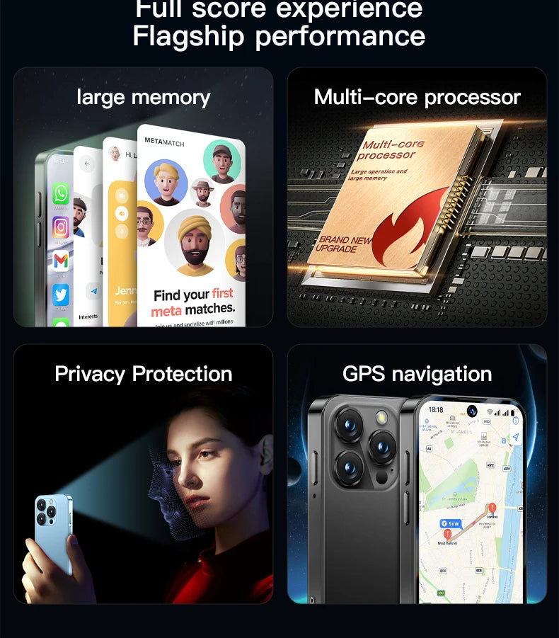 SERVO 19PRO Android Mini Smartphone 4G LTE Dual SIM Standby 6GB RAM 128GB ROM Play Store WiFi OTG 3.88" Screen Small Smart Phone