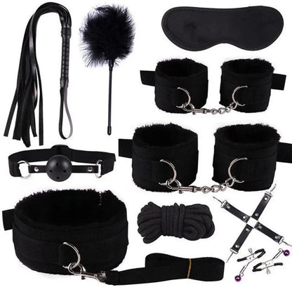 Enchanting SM Plush 10 Piece Set Alternative Plush 7 Piece Set Adult Binding and Binding Toys Flirting Supplies toys