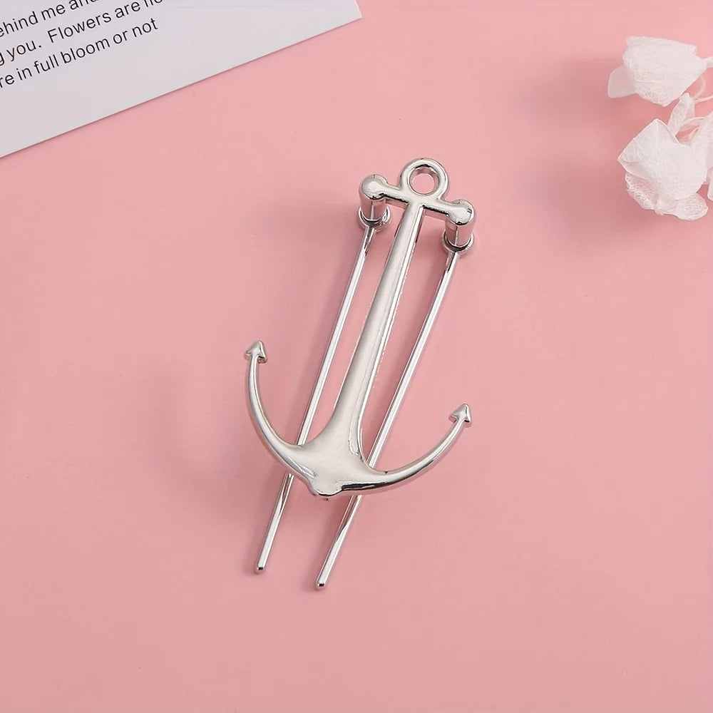 1 Piece Stylish Anchor Metal Bookmark - Durable Reader Page Holder, Perfect Gift or Office Accessory, School Office Supplies