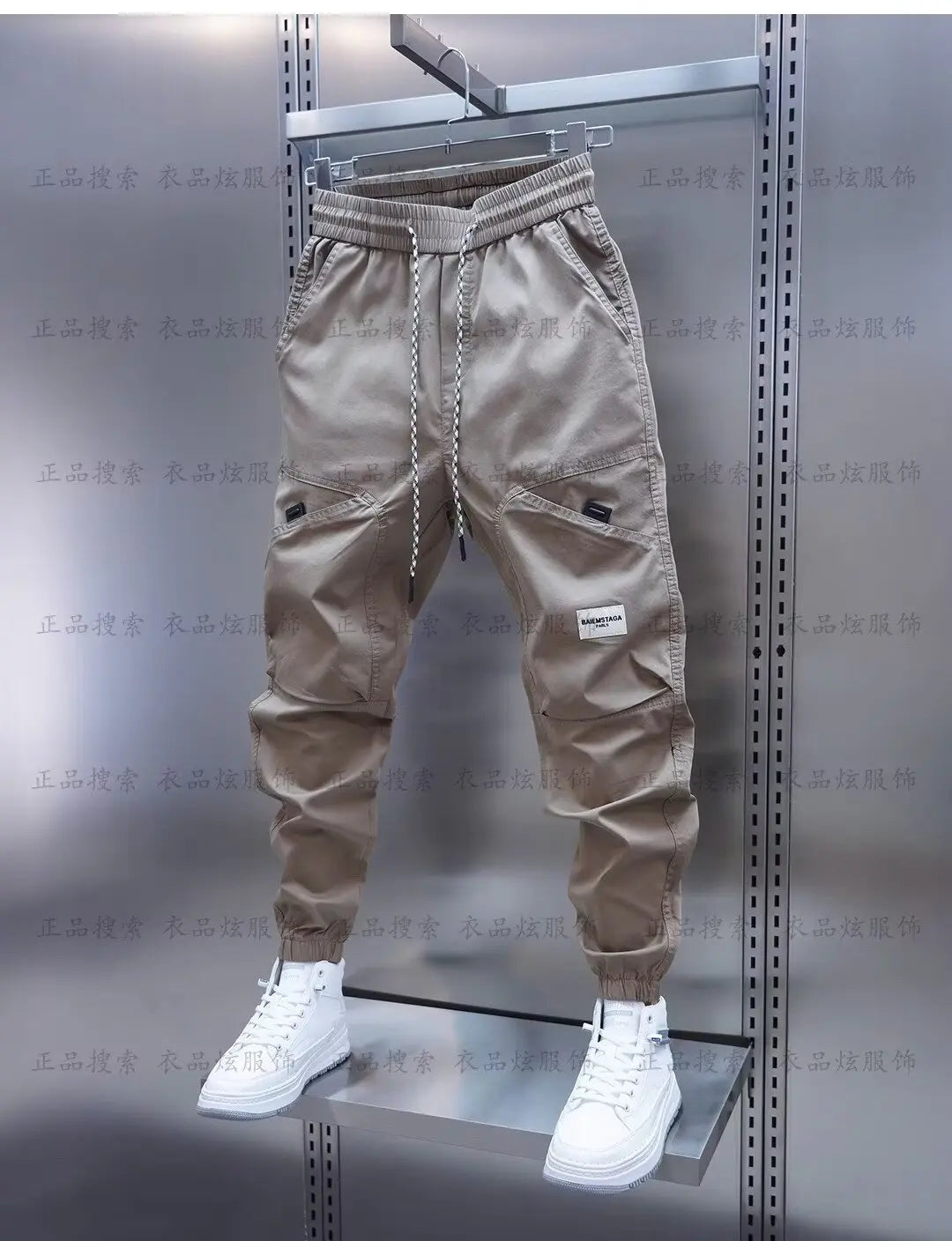 Luxury Cargo Harem Pants Outdoor Camping Sports Casual Pants Jogger Sweatpant korean Fashion High Quality Brand Men's Clothing