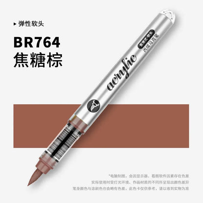 1 PC 120 Colors Acrylic Paint Marker Pens Professional Drawing Pens for Graffiti Manga School Aesthetic Stationery Art Supplies