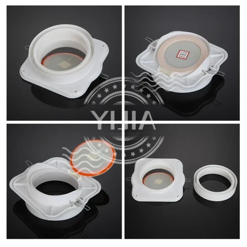 1PCS Bathroom Check Valves Pipe Ventilator Air Valve Backdraft Damper Duct Preventer Backflow Back Draft Damper Home Improvement
