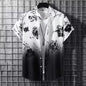 New Hawaii Spring/Summer Fashion Leisure Street Walk Tourist Beach Printed Full Open Short Sleeve Button Shirt