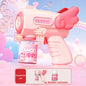2026 New Electric Angel Automatic Bubble Handheld Bubble Stick Emit Light and Sound Bubble Gun for Party Summer Outdoors Toy