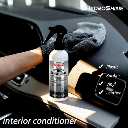 Hydroshine Car Interior Conditioner Interior Plastic Restore Wax Coat Exterior Cleaner Multifunctional Leather Care Maintenance