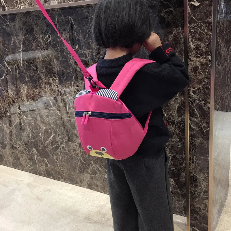 Kids Children Anti-lost Cartoon Bags High Quality Safety Harness Reins Toddler School Backpack Cute Cartoon Light Rucksack 아동가방
