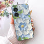 Case For Motorola Edge 50 Fusion Cover XT2429-1 Popular Flower Soft Black Silicone Phone Cases For Motorola G96 5G MotoG96 Funda