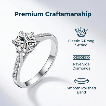 Moissanite Couple Ring For Women Man 925 Silver Stone Match Dia Wedding Band Bride S Sterling Silver White Gold 2.00ct