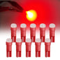 10PCS T5 LED Lights W1.2W W3W LED Car Interior Light Auto Side For Car Turn Signal Dome Door Reading Backup Clearance Lights