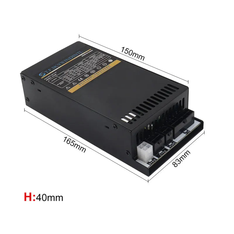 ONLY 220V Flex ATX 350W Power Supply Fully Modular PSU Full Voltage 220V AC Full Power for POS AIO System Desktop Gaming Power