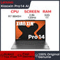 Lenovo Laptop Xiaoxin Pro14 2024 14' 2.8K 120Hz OLED Screen AMD Ryzen 7-8845H 16G/32G LPDDR5 1TB/2TB PCIE4.0 SSD Notebook PC