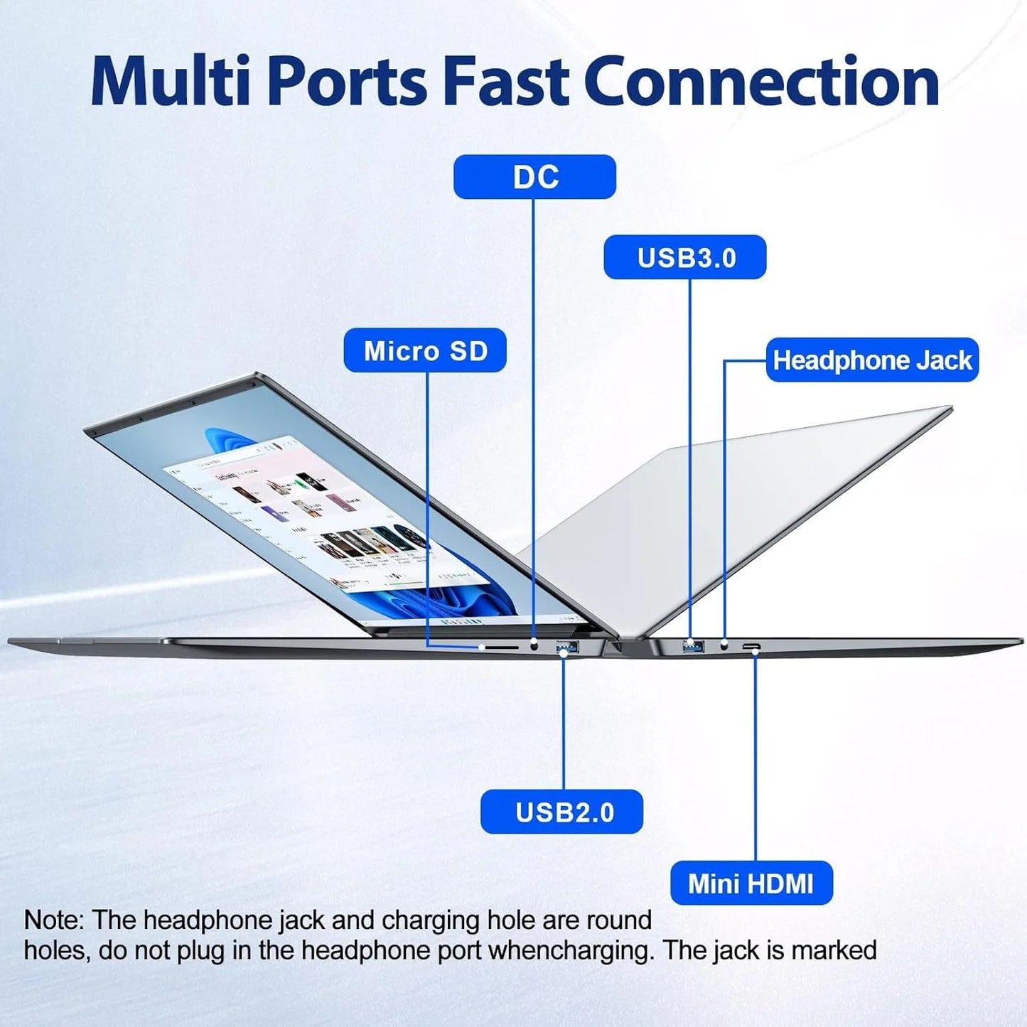 LENO NEW 15.6" Laptop Windows 11 Intel Core i7 8650U 32GB 2TB 1920*1080 HD Gaming Computer PC Gamer office Ultra Slim Notebook